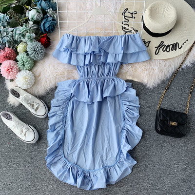 Bluza de dama cu maneca scurta - model asimetric in mai multe culori