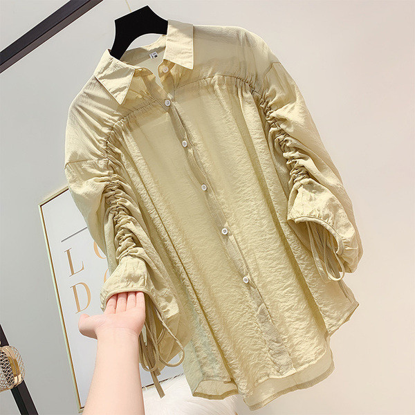 Cămașă de damă cu mâneci lungi în patru culori