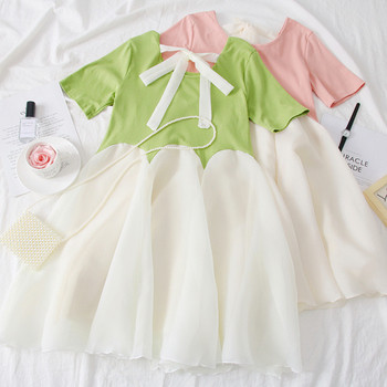 Rochie de dama decupata cu decolteu O cu sireturi in mai multe culori