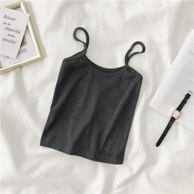 Maieu casual dama cu bretele subtiri in diferite culori