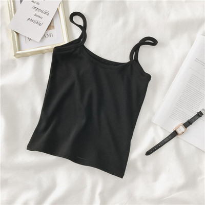 Maieu casual dama cu bretele subtiri in diferite culori