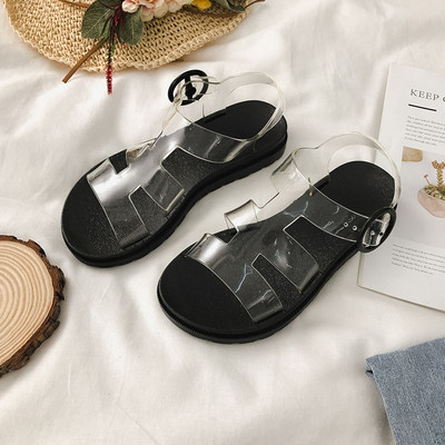 Καθημερινά  γυναικεία σανδάλια με ιμάντα σιλικόνης σε τρία χρώματα