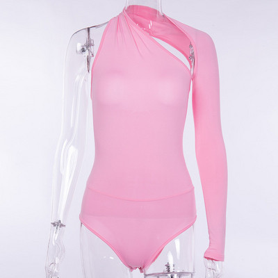 Body de dama modern cu o maneca in mai multe culori