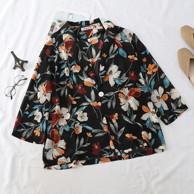 Geaca de vara dama cu motive florale in mai multe culori