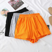 Pantaloni scurți casual dama cu talie elastica in mai multe culori