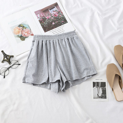 Pantaloni scurți casual dama cu talie elastica in mai multe culori