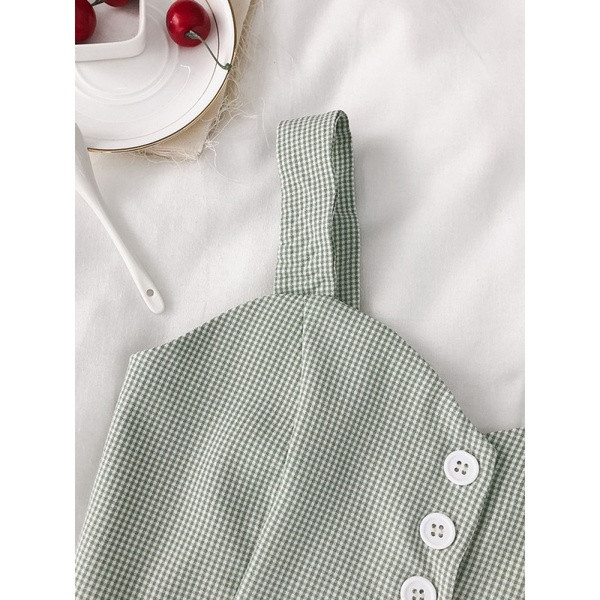 Maiou de damă de zi cu zi cu nasturi și bretele în două culori