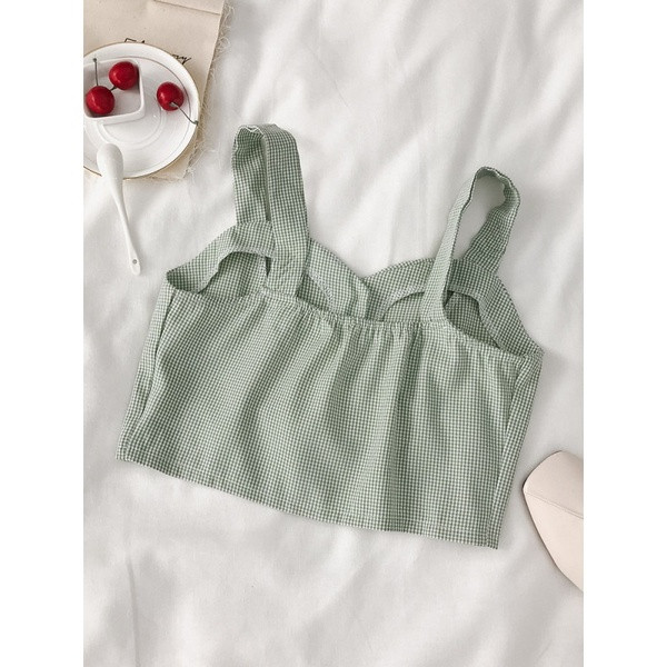 Maiou de damă de zi cu zi cu nasturi și bretele în două culori