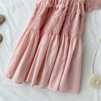 Rochie moderna de dama cu decolteu O in mai multe culori