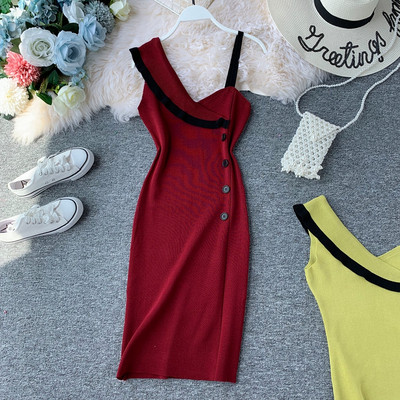 Rochie de dama cu o curea in mai multe culori