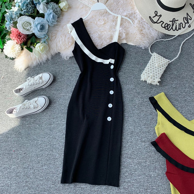 Rochie de dama cu o curea in mai multe culori