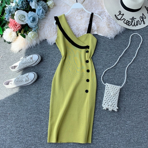 Rochie de dama cu o curea in mai multe culori