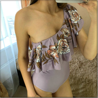 Ολόσωμο γυναικείο μαγιό με έναν ιμάντα ώμου