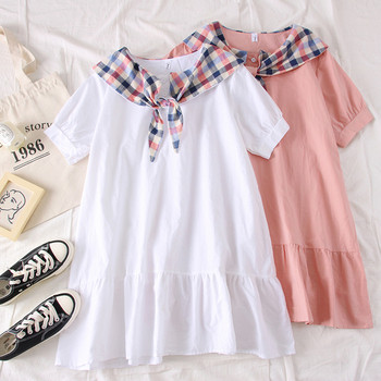 Rochie casual de dama croita cu decolteu O in mai multe culori