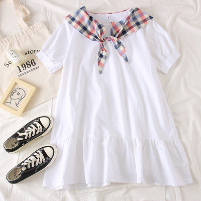 Rochie casual de dama croita cu decolteu O in mai multe culori