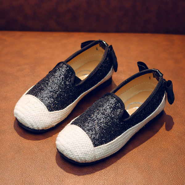 Pantofi eleganti pentru copii cu panglica-in trei culori