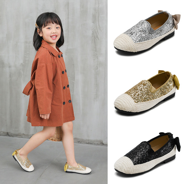 Pantofi eleganti pentru copii cu panglica-in trei culori