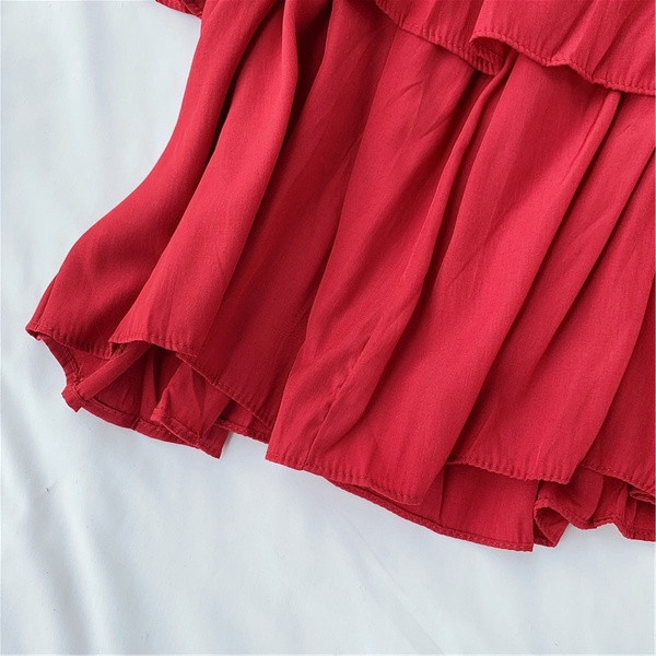 Maieu modern de dama cu bretele din dantela in mai multe culori