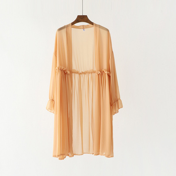 Pareo de dama elegant cu maneci lungi in mai multe culori