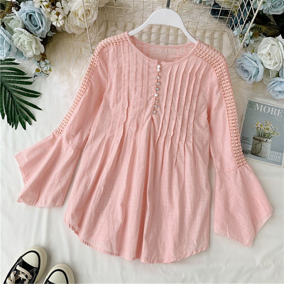 Cămașă modernă de damă cu mâneci lungi lotus în mai multe culori