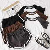 Μοντέρνο γυναικείο  σετ μπλουζάκι και παντελόνι σε διάφορα χρώματα