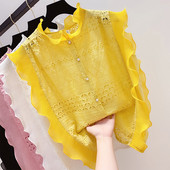 Maieu de damă din dantelă în patru culori