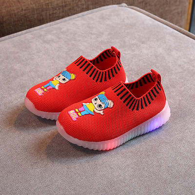 Pantofi luminosi pentru copii in patru culori pentru fete