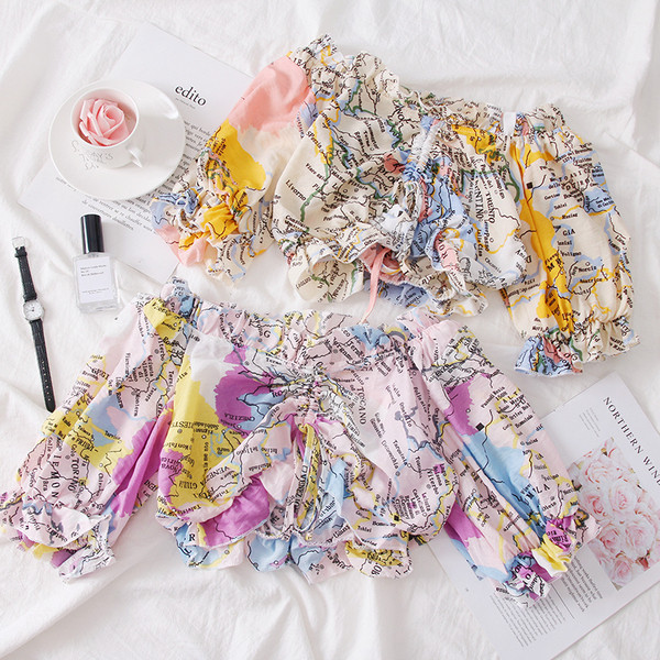 Bluza de dama colorata cu umerii goi in trei culori