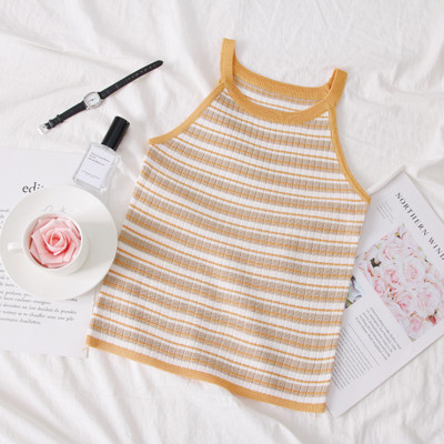 Maiou de damă casual model nou cu bretele subțiri în mai multe culori