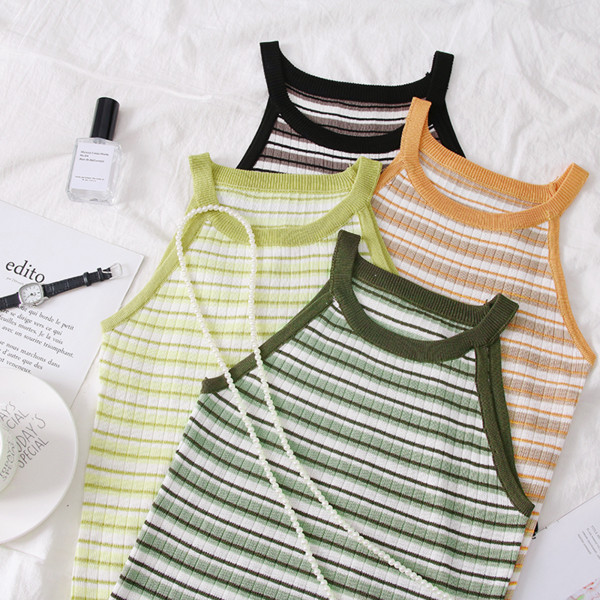 Maiou de damă casual model nou cu bretele subțiri în mai multe culori