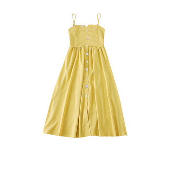 Rochie casual de dama cu bretele subtiri in mai multe culori