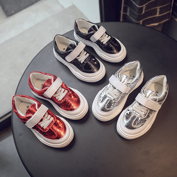 Adidași moderni pentru copii cu paiete - pentru fete