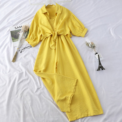 Μοντέρνα Γυναικεία ολόσωμη φόρμα με ζώνη σε διάφορα χρώματα