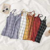 Maiou de zi cu zi pentru damă cu bretele subțiri și nasturi în mai multe culori