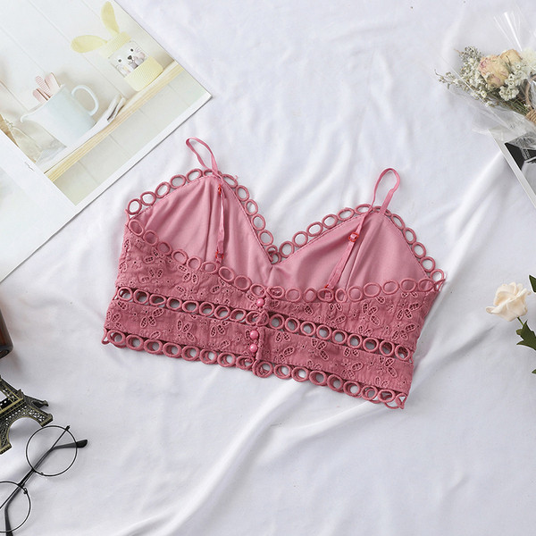 Bustiera de dama eleganta cu dantela in mai multe culori