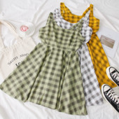 Rochie de dama model nou cu bretele in trei culori