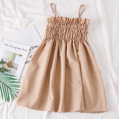 Rochie de dama decupata cu bretele in maro si negru