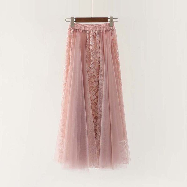 Model nou de pantaloni de dama cu talie inalta si dantela in mai multe culori