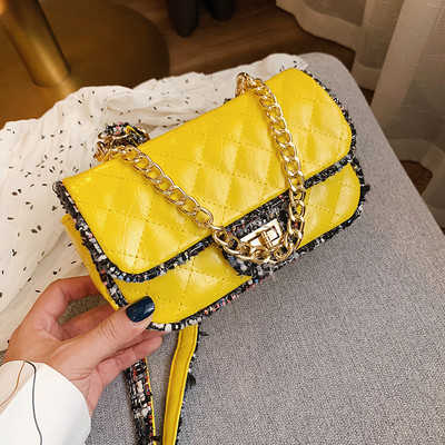 Geanta de dama cu lant metalic in mai multe culori