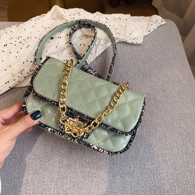 Geanta de dama cu lant metalic in mai multe culori