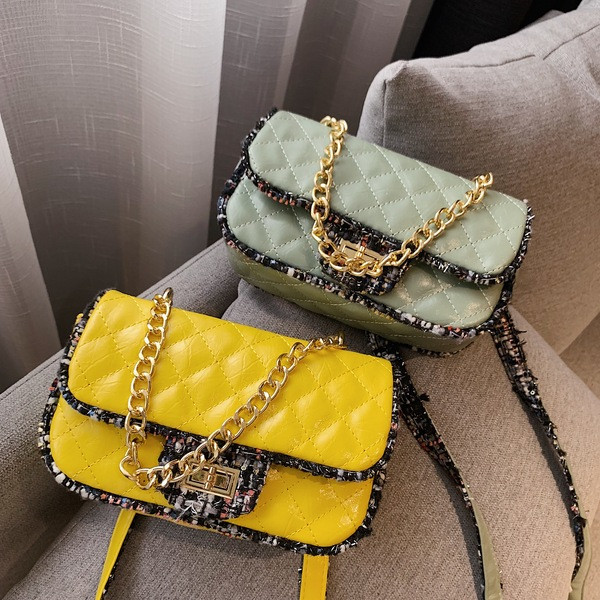 Geanta de dama cu lant metalic in mai multe culori