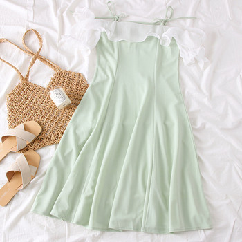 Rochie de dama decupata cu bretele si umerii goi in mai multe culori