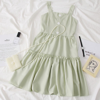 Rochie de dama eleganta cu nasturi in mai multe culori