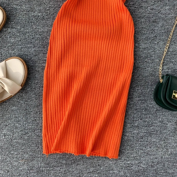 Rochie dama cu guler polo Slim - model in mai multe culori