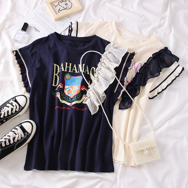 Bluza de dama model nou cu decolteu O si imprimeu in doua culori