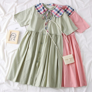 Rochie de dama casual croita cu nasturi in mai multe culori