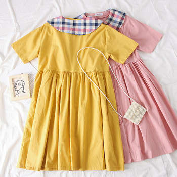 Rochie de dama casual croita cu nasturi in mai multe culori