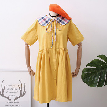 Rochie de dama casual croita cu nasturi in mai multe culori