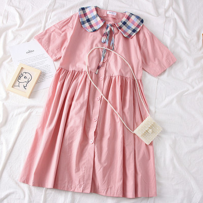 Rochie de dama casual croita cu nasturi in mai multe culori