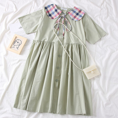 Rochie de dama casual croita cu nasturi in mai multe culori